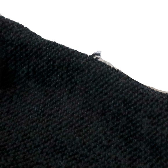 H & M Silky Floral Print Top Black Long Sleeve Mesh Back Keyhole Closure Size XS - Picture 10 of 11